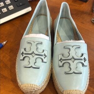 Tory Burch Light Blue Espadrilles